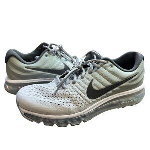 Nike Air Max 2017 Silver Wolf Gray Running‎ Shoes 849559-101 Men's Size 10.5